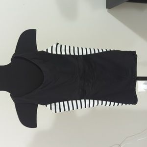 Athleta Black and White Workout Tank